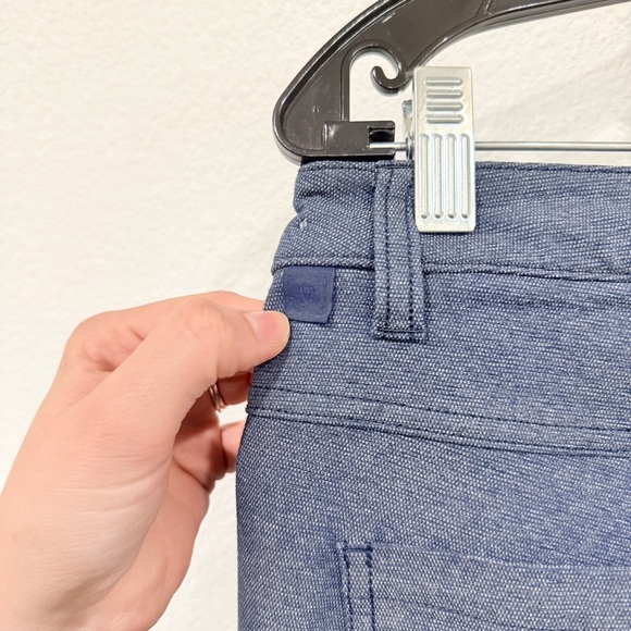 Lululemon ABC Pant Slim *Tech Canvas 34" Heathered Deep Navy Size 31 - Picture 7 of 8
